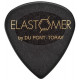 IBANEZ EL16HD10S-HBK ELASTOMER SOFT 1MM PICK BLACK