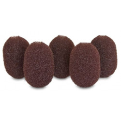 Rycote LAVALIER FOAMS BROWN 10 PACKS OF 5
