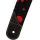 Jackson Strap 2" Splater (Black and Red)
