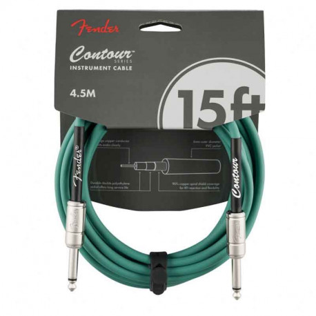 Fender Cable Contour Series 4,5m (Sherwood Green)