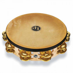 Latin Percussion Professional Double Row With Head LP384-BR (10") Brass