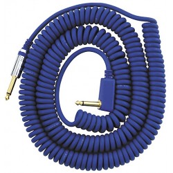 VOX VINTAGE COILED CABLE, BLUE