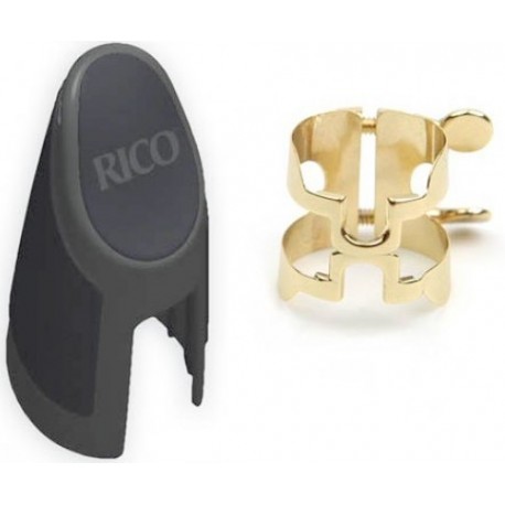 RICO HCL1G H-Ligature & Cap - Bb Clarinet Gold Plated