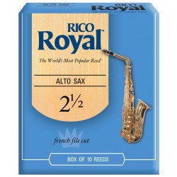 D`ADDARIO Royal - Alto Sax 2.5 - 10 Pack