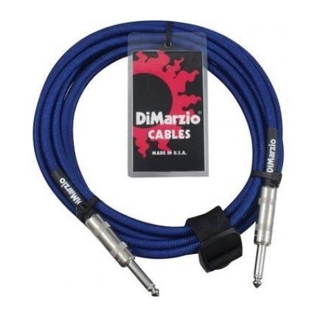 DIMARZIO EP1715SS INSTRUMENT CABLE 15ft (ELECTRIC BLUE)