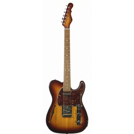 G&L ASAT CLASSIC Semi-Hollow (Tobacco Sunburst 3-ply Tortoise Shell.rosewood)