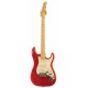 G&L S500 (Clear Red, Maple, 3-ply Pearl)
