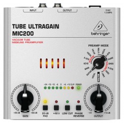 BEHRINGER TUBE ULTRAGAIN MIC200