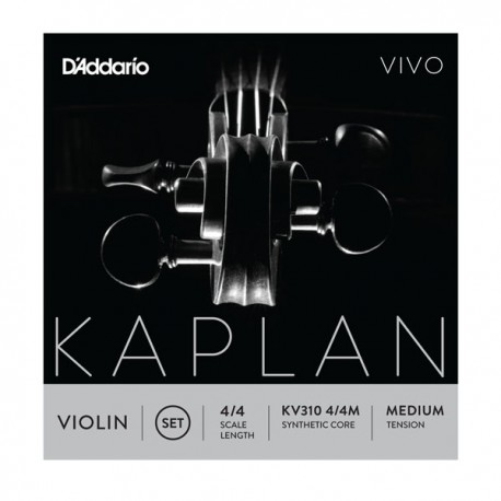 D`ADDARIO KV310 4/4M KAPLAN VIVO VIOLIN STRINGS 4/4 MEDIUM