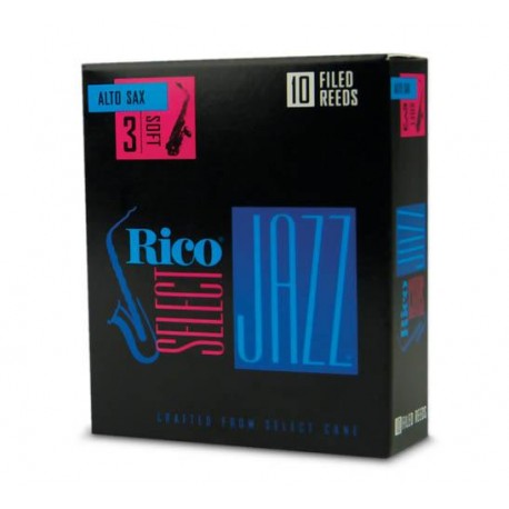 RICO Rico Select Jazz - Alto Sax Filed 3M - 10 Box