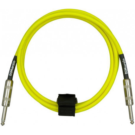 DIMARZIO EP1710SS INSTRUMENT CABLE 10ft (NEON YELLOW)