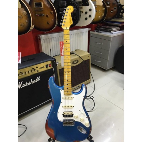 FENDER CUSTOM SHOP HEAVY RELIC '61 STRAT LPB/CSB MN 