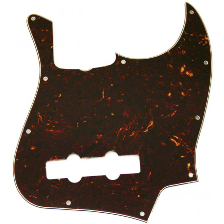 FENDER PICKGUARD '60s JAZZ BASS MEXICO REISSUE 10 HOLE MOUNTING TORTOISE SHELL 