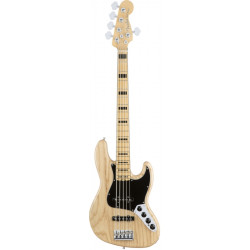 FENDER AMERICAN ELITE JAZZ BASS V ASH MN NATURAL