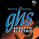 GHS STRINGS WB-XL WHITE BRONZE