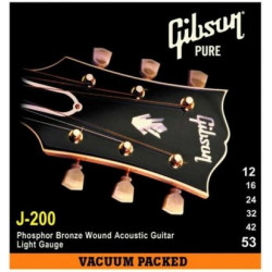 GIBSON SAG-J200L PREMIUM PHOS BRONZE .012-.053