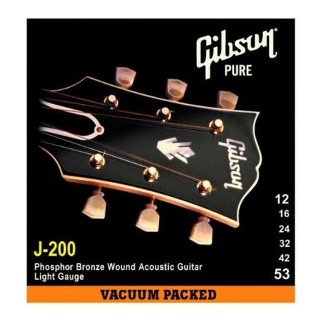 GIBSON SAG-J200L PREMIUM PHOS BRONZE .012-.053