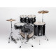 NATAL DRUMS DNA ROCK DRUM KIT BLACK HARDWARE PACK