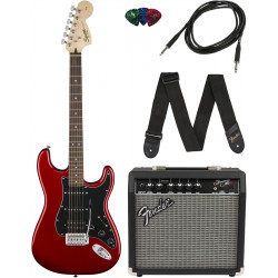 FENDER SQUIER STRAT PACK CANDY APPLE RED