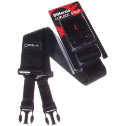 DIMARZIO DD2300 CLIPLOCK ELASTIC BLACK