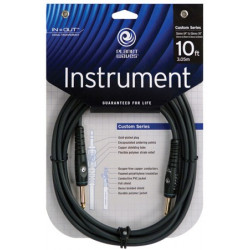 PLANET WAVES PW-G-10 Custom Series Instrument Cable 10ft