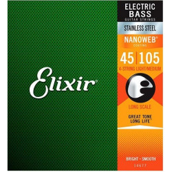 ELIXIR BASS SS NW 4MED 050 SET