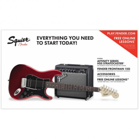 FENDER SQUIER STRAT PACK HSS CANDY APPLE RED