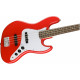 FENDER SQUIER AFFINITY JAZZ BASS LRL RACE RED