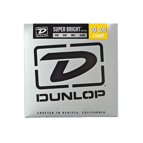 DUNLOP DBSBN40100 SUPER BRIGHT NICKEL 40-100