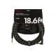 FENDER CABLE DELUXE SERIES 18.6' ANGLED BLACK TWEED