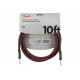 FENDER CABLE PROFESSIONAL SERIES 10' RED TWEED