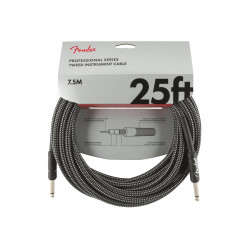 FENDER CABLE PROFFESIONAL SERIES 25' GREY TWEED