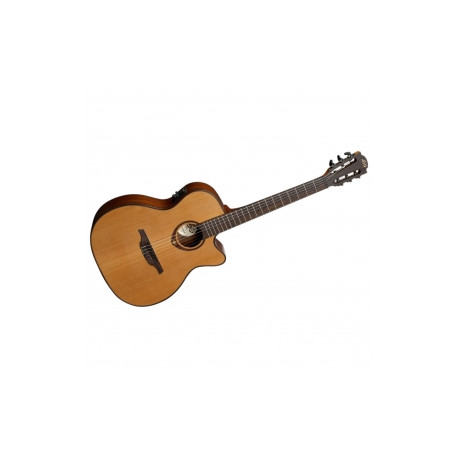 Электроакустическая гитара с нейлоновыми струнами Lag Tramontane TN200A14CE S/N1001TR04041 @