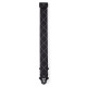 D`ADDARIO 50BAL01 Auto Lock Guitar Strap (Black Padded Stripes)