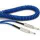D`ADDARIO PW-CDG-30BU Coiled Instrument Cable - Blue