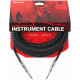 D`ADDARIO PW-CDG-30BK Coiled Instrument Cable - Black