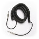 D`ADDARIO PW-CDG-30BK Coiled Instrument Cable - Black