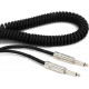 D`ADDARIO PW-CDG-30BK Coiled Instrument Cable - Black