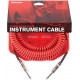 D`ADDARIO PW-CDG-30RD Coiled Instrument Cable - Red