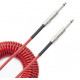 D`ADDARIO PW-CDG-30RD Coiled Instrument Cable - Red