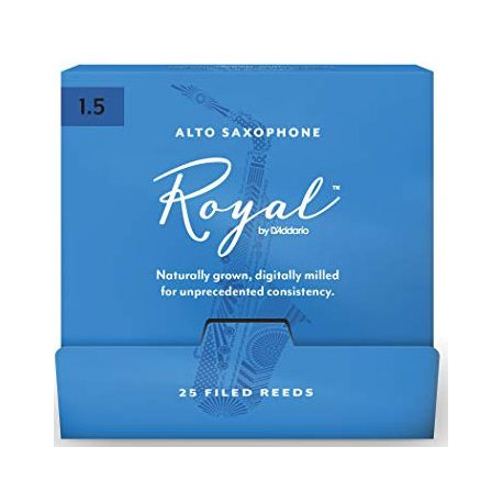 D`ADDARIO RJB0115-B25 Royal by D'Addario - Alto Sax 1.5 - 25 Box