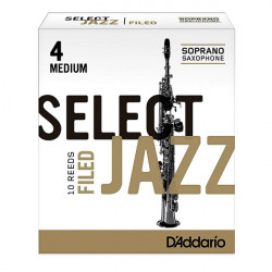 D`ADDARIO Select Jazz - Soprano Sax 4M - 10 Box