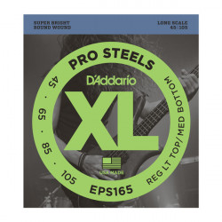 D`ADDARIO EPS165 XL PRO STEELS REG LIGHT TOP / MED BOTTOM 45-105