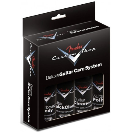 FENDER CUSTOM SHOP DELUXE GUITAR CARE SYSTEM 4 PACK