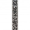 D'ADDARIO PW50JS01 Joe Satriani Guitar Strap Skull n' Bones