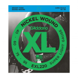 D`ADDARIO EXL220 XL SUPER LIGHT 40-95