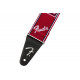 FENDER 2" WEIGHLESS MONOGRAMMED STRAP RED/WHITE/BLUE