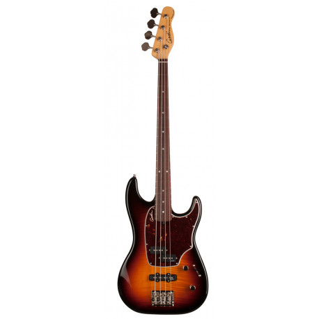 GODIN 046935 - SHIFTER CLASSIC 4 VINTAGE BURST FLAME RN WITH BAG