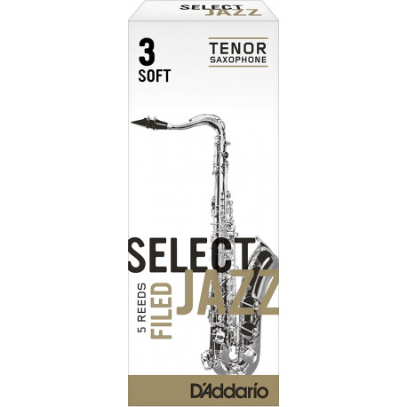 D`ADDARIO RSF05TSX3S Select Jazz - Tenor Sax Filed 3S - 5 Box