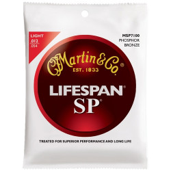 MARTIN MSP7100 SP Lifespan 92/8 Phosphor Bronze Light (12-54)